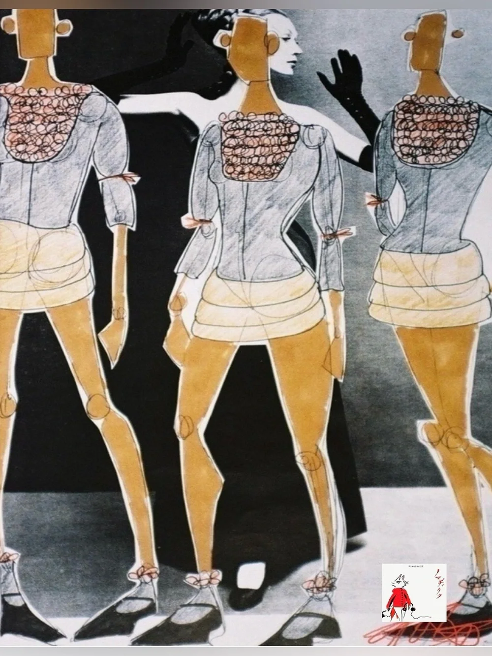 Digital print of a fashion sketch I had done a while ago by hand only print NWT